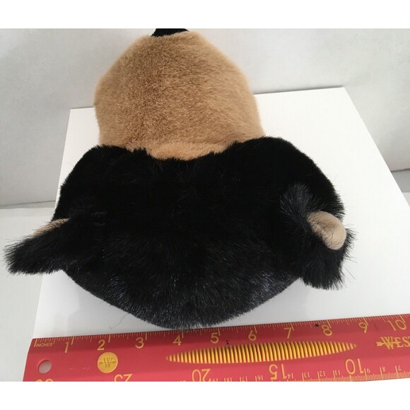 Cascade Bear Face Puppet Brown Black Furry Plush Toy School Play Shows Daycare - Picture 6 of 9